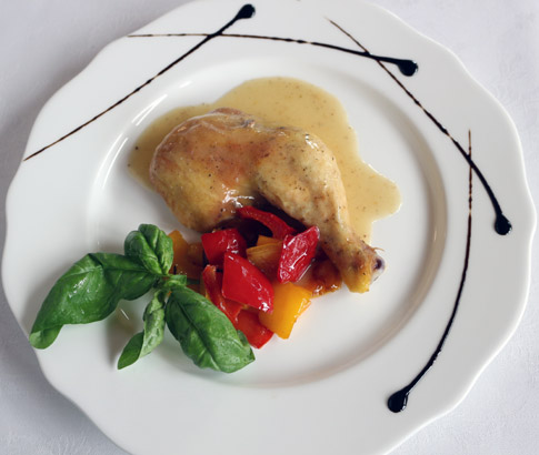 Cosce di pollo al forno