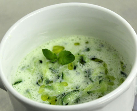 Zuppa fredda di cetrioli