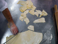 Maltagliati di mais, finferli e salsiccia affumicata 4