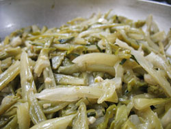 Risotto con zucca e puntarelle 3