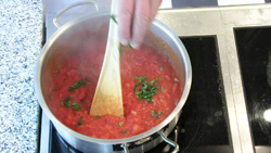 Spaghetti al pomodoro e basilico 16