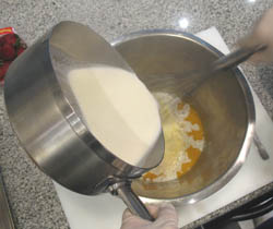 Bavarese al cioccolato fondente e arancio 4